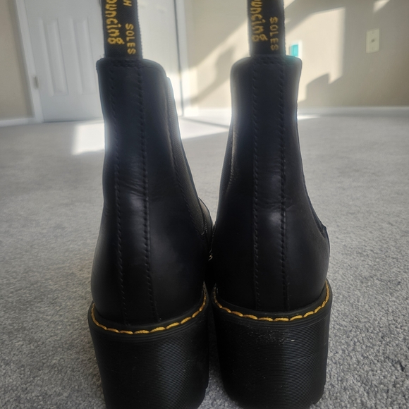 Dr. Martens Black Leather Boots - Picture 4 of 10